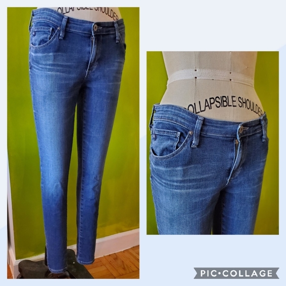 Ag Adriano Goldschmied Denim - AG Jeans Zip Up Ankle Legging